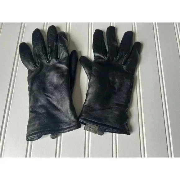Leather Gloves Driving Women's Black Medium - Picture 1 of 2
